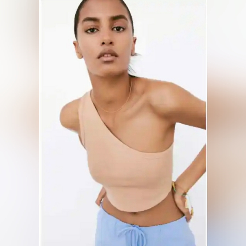 ZARA Asymmetrical crop top